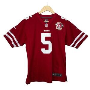 Nike Trey Lance #5 San Francisco 49ers Jersey 75th Anniversary Youth L 12/14